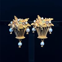Orecchini Cianfrone Gioielli Donna in Oro Diamante 0.06 Ct OROR-72-198 - OROR-72-198